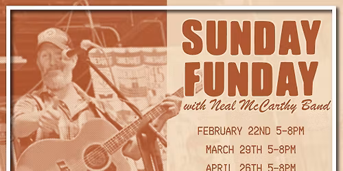 Sunday Funday with Neal McCarthy Band and Mark Russell on Fiddle