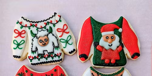Christmas Sweater Cookie Decorating Class & Milkshakes!