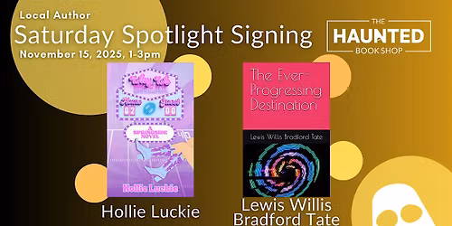 Saturday Spotlight with Authors Hollie Luckie and Lewis Tate