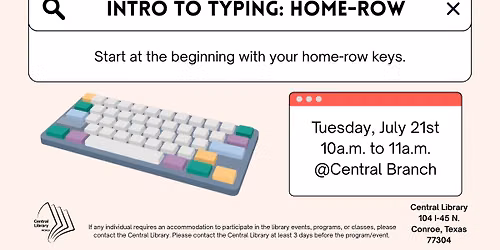 Intro to Typing: Home-Row 