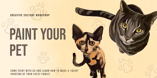 Paint Your Pet Workshop | Creative Culture Westport