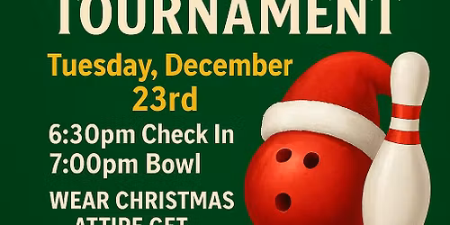 Christmas 9 Pin Tap Bowling Tournament