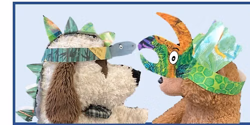 Dinosaur Hat Craft #HuntingdonLibrary