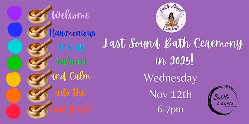 In-Store Sound Bath Ceremony at Earth Angel Crystal