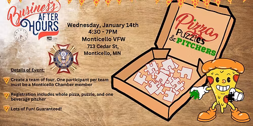 Pizza, Puzzles, and Pitchers! 