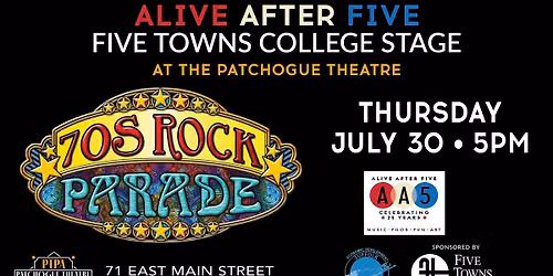 70s Rock Parade: Live On The Five Towns College Stage 