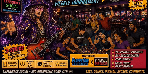 Ottawa Weekly IFPA Tournament @ Experience Social