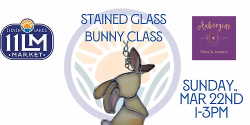 Bunny Stained Glass Class with Aubergine