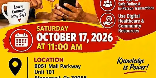 Scam Awareness Cafe-Sip, Learn, Stay Connected