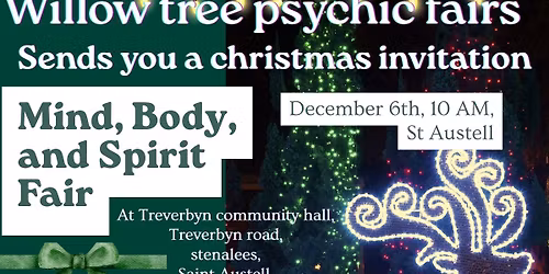 A christmas mind, body and spirit fair at Saint Austell
