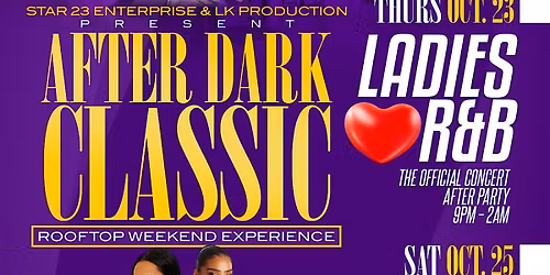 THE AFTER DARK ROOFTOP WEEKEND EXPERIENCE