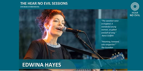 LIVE MUSIC: The Hear No Evil Sessions: Edwina Hayes | Tues 2 December | 7:30 - 9.30PM