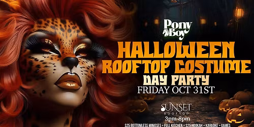 HALLOWEEN ROOFTOP COSTUME DAY PARTY