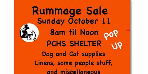 Fall Pop-Up Rummage Sale