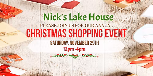 Nick's Annual Christmas Shopping Event