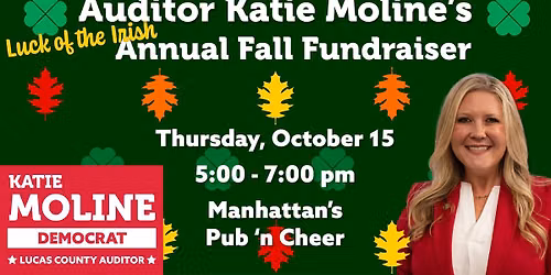 Annual Luck of the Irish Fall Fundraiser for Auditor Moline