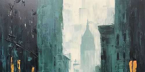 Rainy City - A Paint Along (like Paint and Sip)