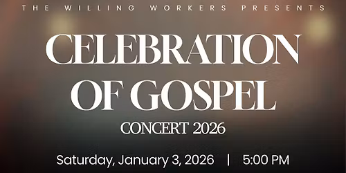 Celebration Of Gospel Concert 2026