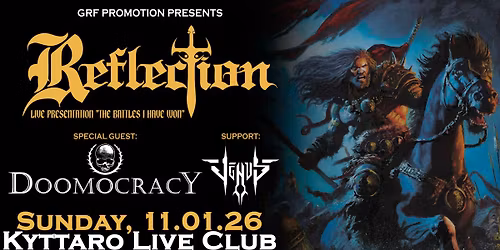 REFLECTION with DOOMOCRACY + VENUS @ Kyttaro Live, Athens