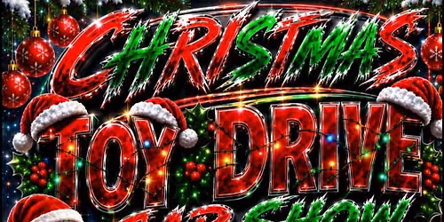 Christmas toy drive car show