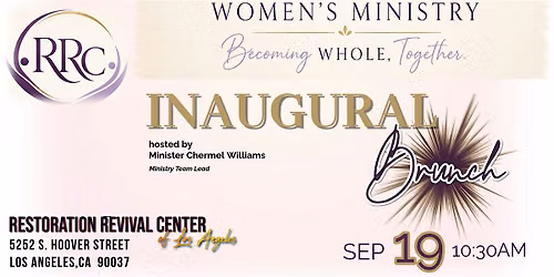 RRC Women's Ministry Inaugural Brunch