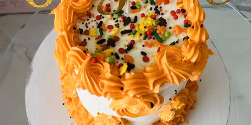 Friendsgiving Themed Cake Decorating Class