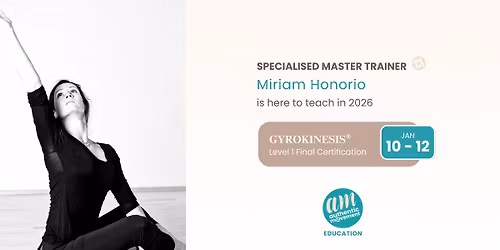 GYROKINESIS\u00ae Level 1 Final Certification