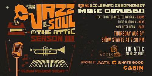 MIKE DIRUBBO QUARTET FEAT. CHRIS TAUCHNER, JEFF GAMMON AND TED WARREN
