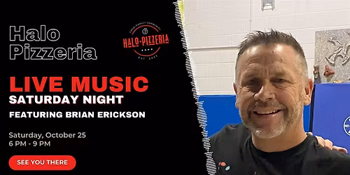 Live Music Saturday Night - Brian Erickson