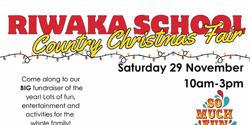 Riwaka School Country Christmas Fair