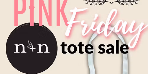 Pink Friday Tote Sale