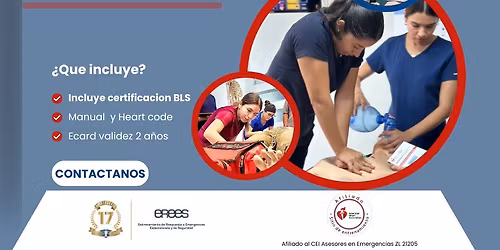 Certificaci\u00f3n ACLS de la American Heart Association \ud83e\udec0