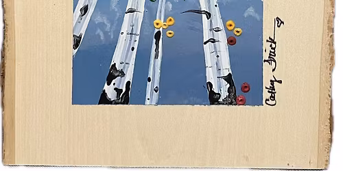 Look Toward the Mountains Textured Painting Art Class