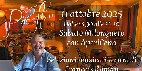 Sabato Milonguero con AperiCena musica di François Romay
