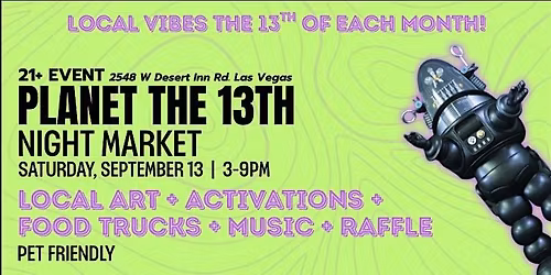 Planet the 13th Night market