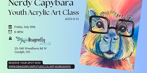 Nerdy Capybara Youth Art Class