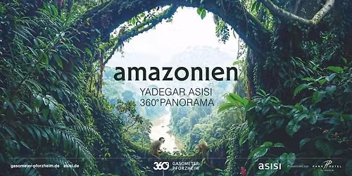 Fahrt zum Gasometer Pforzheim "Amazonien"