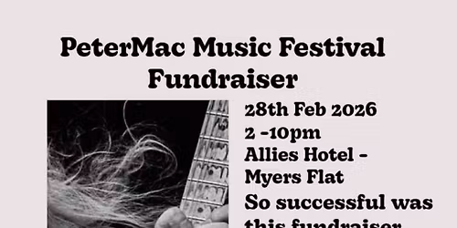 PeterMac music festival fundraiser!