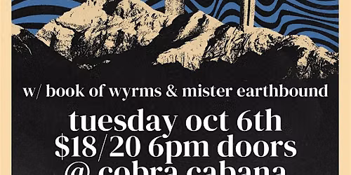10\/6 Howling Giant\/Faerie Ring\/Book of Wyrms\/Mister Earthbound at Cobra!