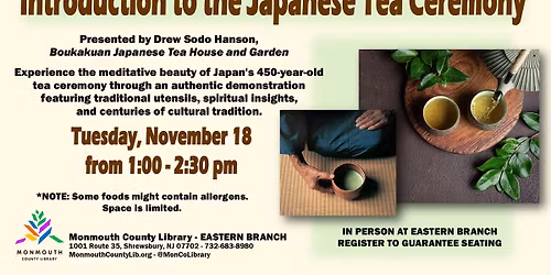 Introduction to the Japanese Tea Ceremony