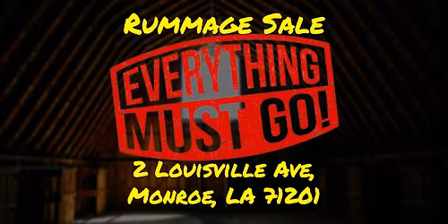 Rummage Sale - Everything Must Go