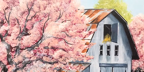 \u201cCherry Blossom Farm\u201d painting class