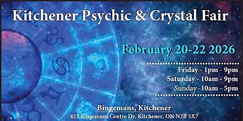 Kitchener \/ Waterloo Psychic & Crystal Fair
