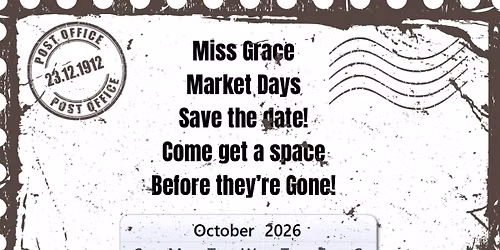 Miss Grace Market Days