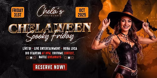 Chelaween: Spooky Friday Halloween Party