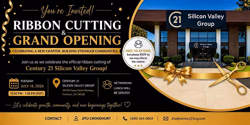 Century 21 Silicon Valley Group Ribbon Cutting & Grand Opening