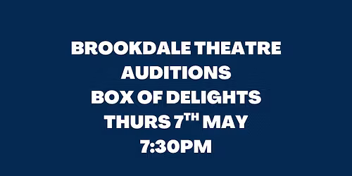 The Box of Delights Audition