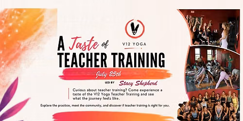 Taste of Teacher training