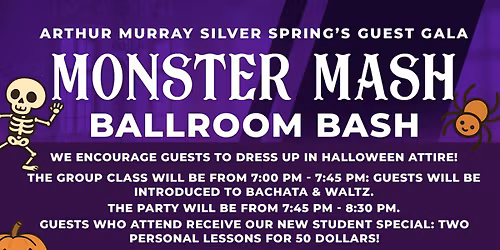 Monster Mash Ballroom Bash.