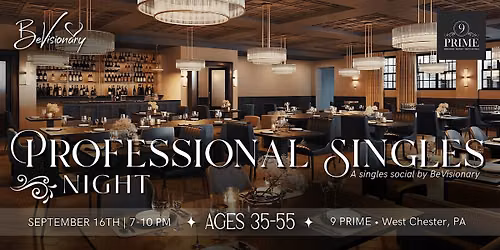 Professional Singles Night | 35-55